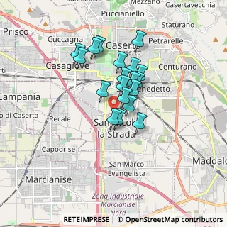 Mappa Via Adone Zoli, 81100 Caserta CE, Italia (1.35211)