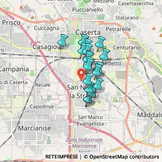 Mappa Via Adone Zoli, 81100 Caserta CE, Italia (1.207)