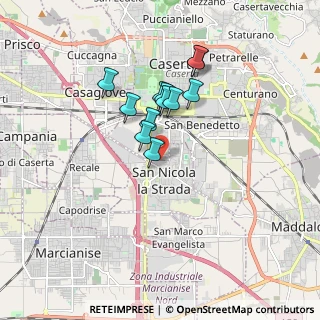 Mappa Via Adone Zoli, 81100 Caserta CE, Italia (1.45333)