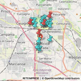Mappa Via Adone Zoli, 81100 Caserta CE, Italia (1.5995)