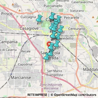 Mappa Via Adone Zoli, 81100 Caserta CE, Italia (1.49063)