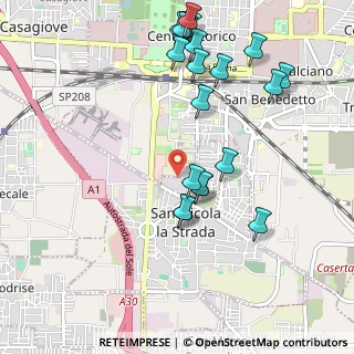 Mappa Via Adone Zoli, 81100 Caserta CE, Italia (1.202)