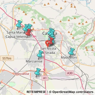 Mappa Via Adone Zoli, 81100 Caserta CE, Italia (3.39167)