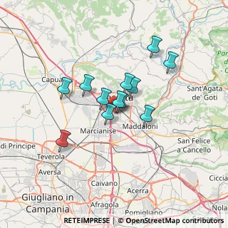 Mappa Via Adone Zoli, 81100 Caserta CE, Italia (5.36)