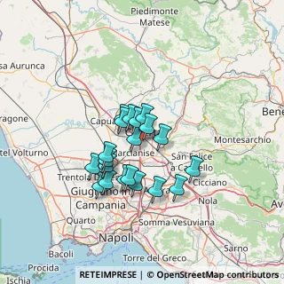 Mappa Via Adone Zoli, 81100 Caserta CE, Italia (11.016)