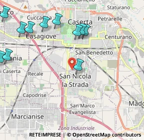 Mappa Via Adone Zoli, 81100 San Nicola La Strada CE, Italia (2.80727)