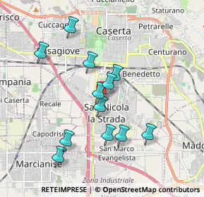 Mappa Via Adone Zoli, 81100 San Nicola La Strada CE, Italia (1.81583)