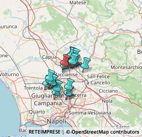 Mappa Via Adone Zoli, 81100 San Nicola La Strada CE, Italia (8.736)