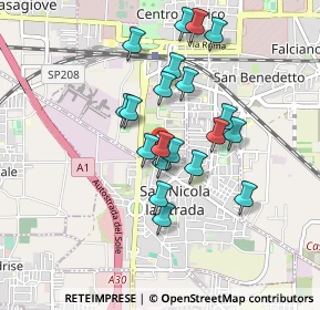 Mappa Via Adone Zoli, 81100 San Nicola La Strada CE, Italia (0.814)