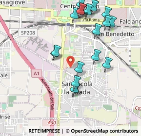 Mappa Via Adone Zoli, 81100 San Nicola La Strada CE, Italia (1.19)