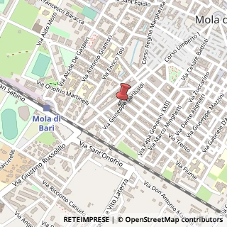 Mappa Via Giuseppe Garibaldi, 73, 70042 Mola di Bari, Bari (Puglia)
