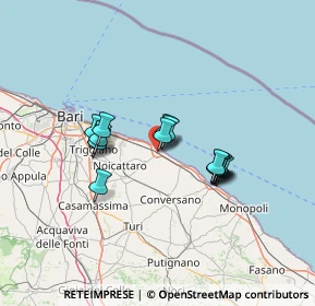Mappa Via Rutigliano, 70042 Mola di Bari BA, Italia (11.28267)