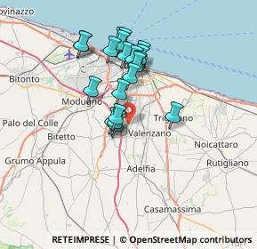 Mappa Str. Bitritto a Ceglie, 70129 Bari BA, Italia (6.253)