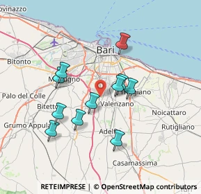 Mappa Str. Bitritto a Ceglie, 70129 Bari BA, Italia (6.55727)