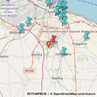 Mappa Str. Bitritto a Ceglie, 70129 Bari BA, Italia (5.96429)