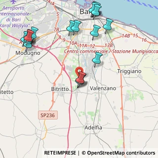 Mappa Str. Bitritto a Ceglie, 70129 Bari BA, Italia (5.6485)