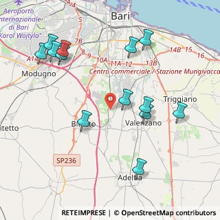 Mappa Str. Bitritto a Ceglie, 70129 Bari BA, Italia (4.91385)