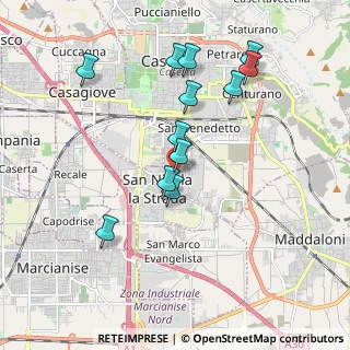 Mappa Via I° Maggio, 81020 San Nicola La Strada CE, Italia (1.96167)