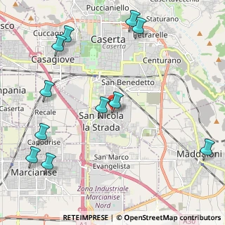 Mappa Via I° Maggio, 81020 San Nicola La Strada CE, Italia (2.91455)