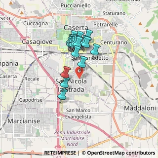 Mappa Via I° Maggio, 81020 San Nicola La Strada CE, Italia (1.5505)