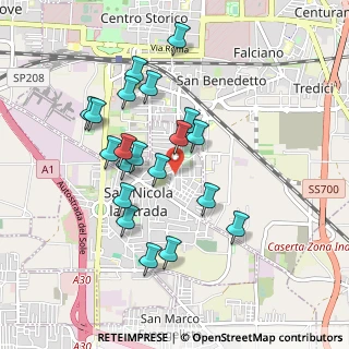 Mappa Via I° Maggio, 81020 San Nicola La Strada CE, Italia (0.917)