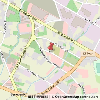 Mappa Via Masseria della Signora, 82016 Montesarchio, Benevento (Campania)