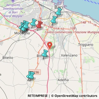 Mappa Strada Pozzo dell'Ombra, 70020 Bari BA (5.52385)