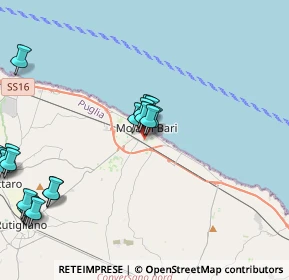 Mappa Via Trento, 70042 Mola di Bari BA, Italia (5.578)