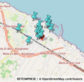 Mappa Via Trento, 70042 Mola di Bari BA, Italia (0.58571)