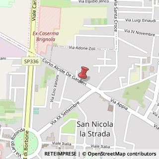 Mappa Corso Alcide De Gasperi, 45, 81020 San Nicola la Strada, Caserta (Campania)