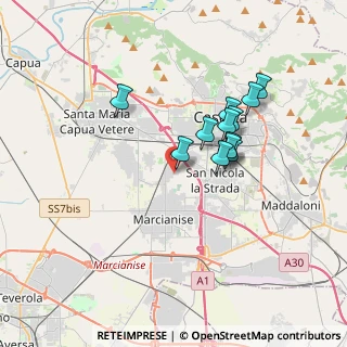 Mappa Via Andolfato, 81020 Recale CE, Italia (3.08917)
