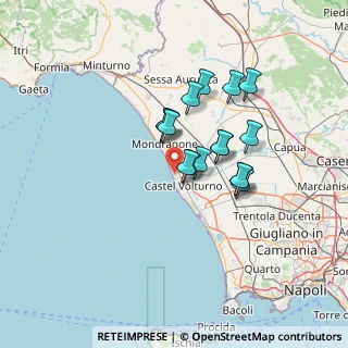 Mappa Viale D. Guidi, 81030 Castel Volturno CE, Italia (10.98375)