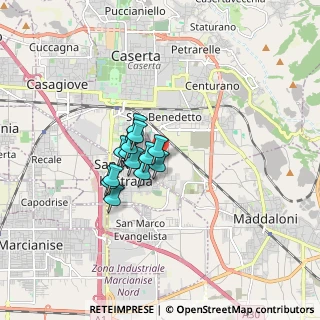 Mappa Edificio c1 ex area saint gobain, 81100 Caserta CE, Italia (1.12077)