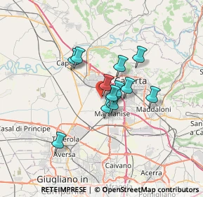 Mappa Via Tiziano, 81050 Portico di Caserta CE, Italia (4.95667)