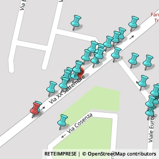 Mappa Via 20 Settembre, 81020 San Nicola La Strada CE, Italia (0.06207)