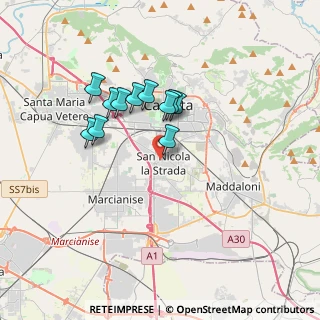 Mappa Via Francesco Petrarca, 81020 San Nicola La Strada CE, Italia (3.07545)