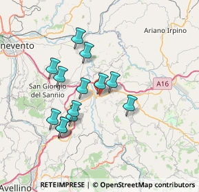Mappa Via Nazionale SS90 fraz. Calore, 83036 Mirabella Eclano AV, Italia (6.58538)