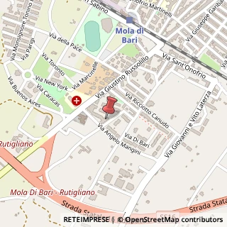 Mappa Via Martino Colonna, 87, 70042 Mola di Bari, Bari (Puglia)