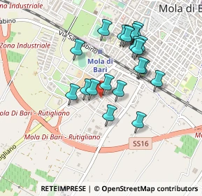 Mappa Via Alexander Fleming, 70042 Mola di Bari BA, Italia (0.432)