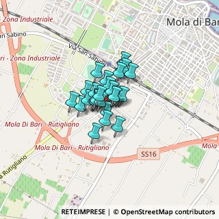 Mappa Via Alexander Fleming, 70042 Mola di Bari BA, Italia (0.21786)