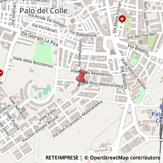 Mappa Viale Italia, 1, 70027 Palo del Colle, Bari (Puglia)