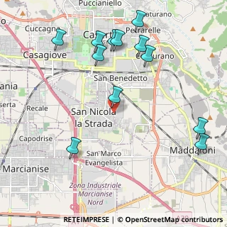 Mappa Via Arturo Toscanini, 81020 San Nicola la strada CE, Italia (2.60833)