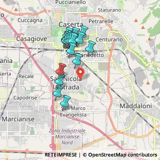 Mappa Via Arturo Toscanini, 81020 San Nicola la strada CE, Italia (1.8305)