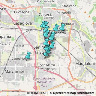 Mappa Via Armando Diaz, 81020 San Nicola La Strada CE, Italia (1.12353)