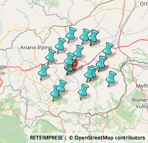 Mappa 83059 Vallata AV, Italia (10.9905)