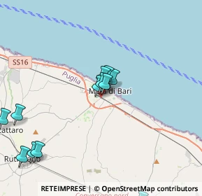 Mappa Via Sant'Onofrio, 70042 Mola di Bari BA, Italia (4.51917)