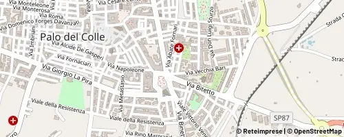 Mappa Palo del Colle