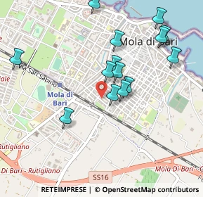Mappa Via la Pira, 70042 Mola di Bari BA, Italia (0.51071)