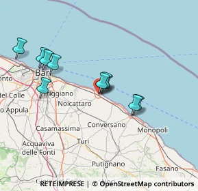 Mappa Via la Pira, 70042 Mola di Bari BA, Italia (16.72545)