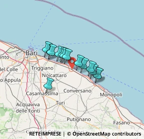 Mappa Via la Pira, 70042 Mola di Bari BA, Italia (9.06071)